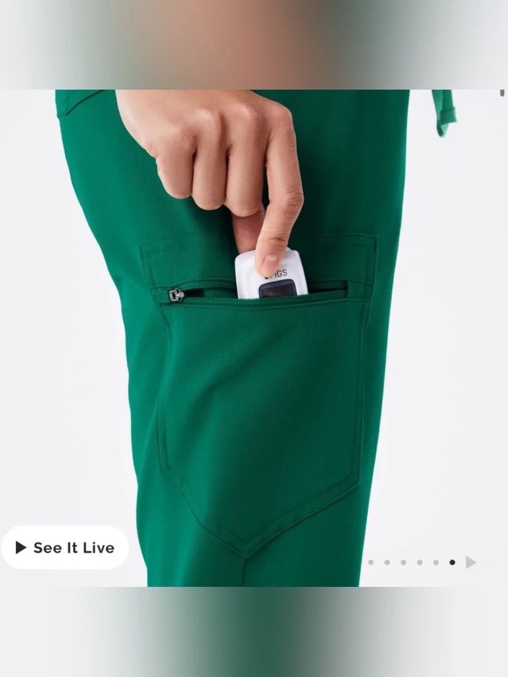 Figs Hunter Green Zamora Joggers Women (Size M/P)